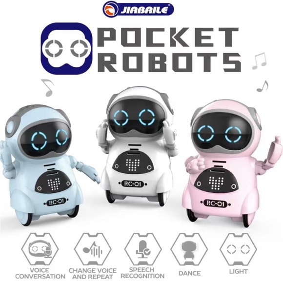 New Pocket Mini RC Robot Talking Interactive Kids Toy Gift Smart Toys Robots - Picture 13 of 15